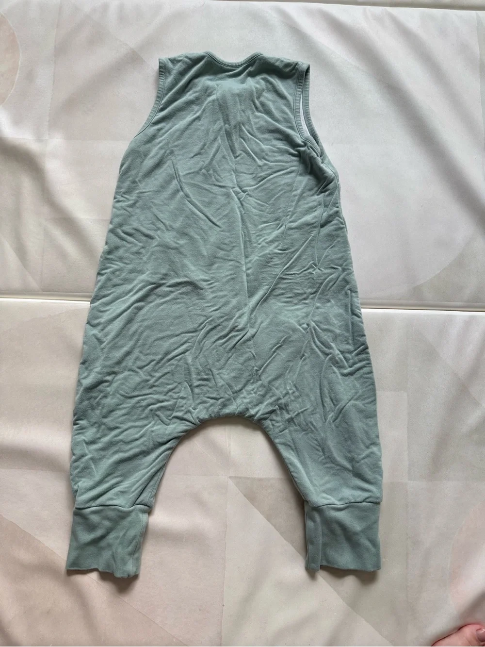 Kids Sleeveless Zip Sleep Sack Pajamas - Blue & Sage - 18-24months